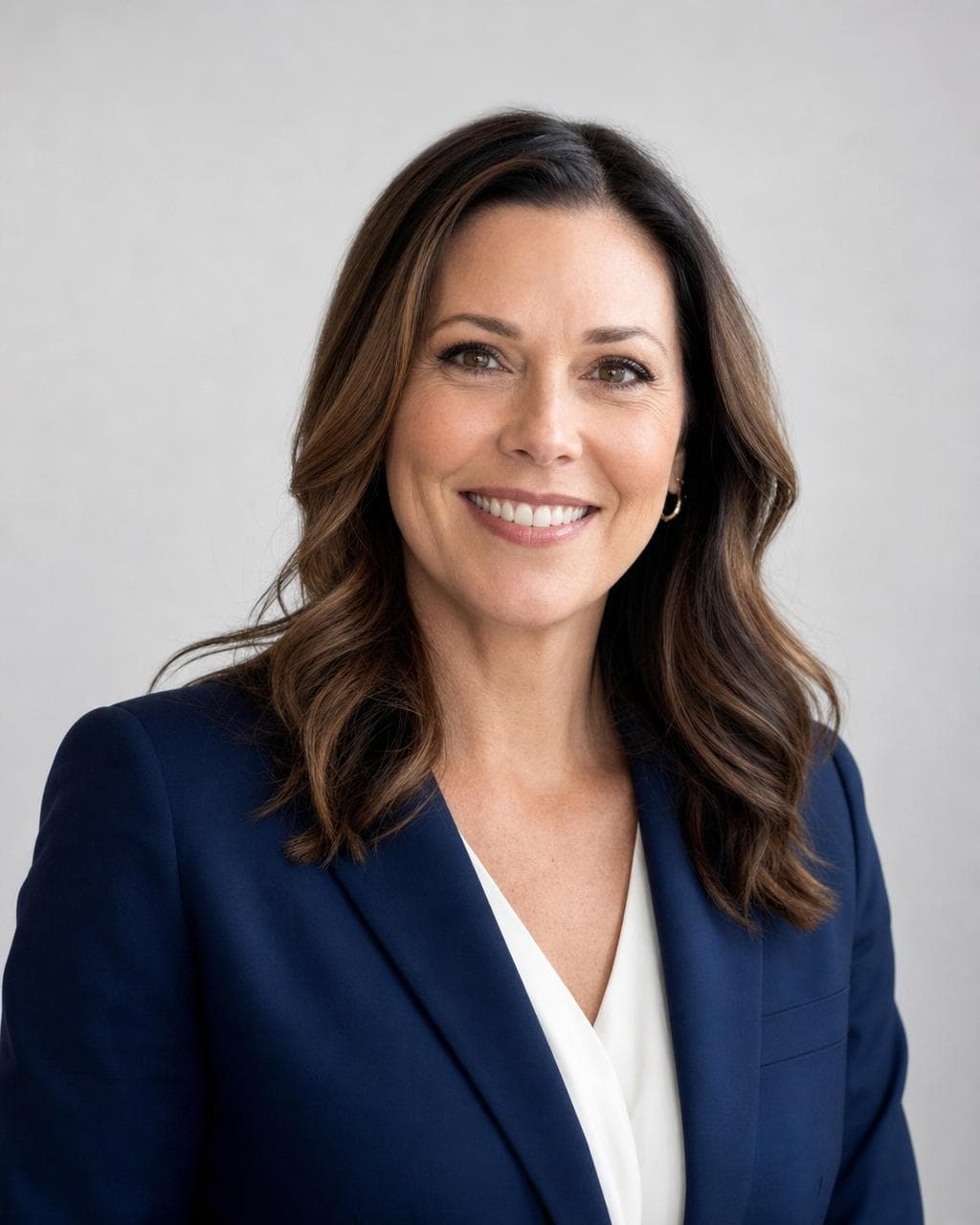 Portrait of Dana Whitfield, VP of Marketing at Meridian Realty